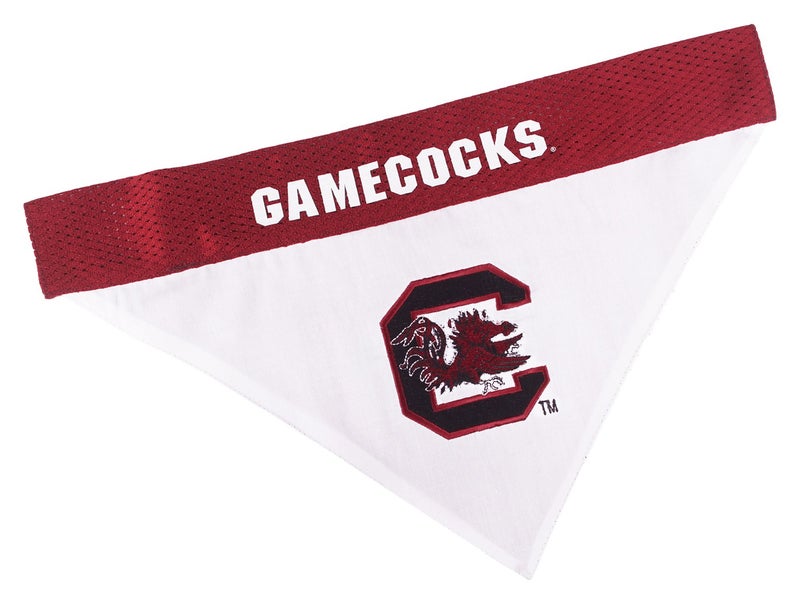 Pets First Collegiate Pet Accessories, Reversible Bandana, South Carolina Gamecocks, Large/X-Large - Image 1